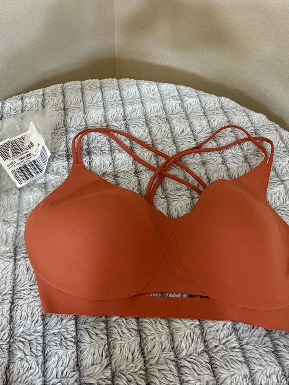 VSX Victoria’s Secret Elevate Strappy-Comfort Women's Orange Racerback Bra